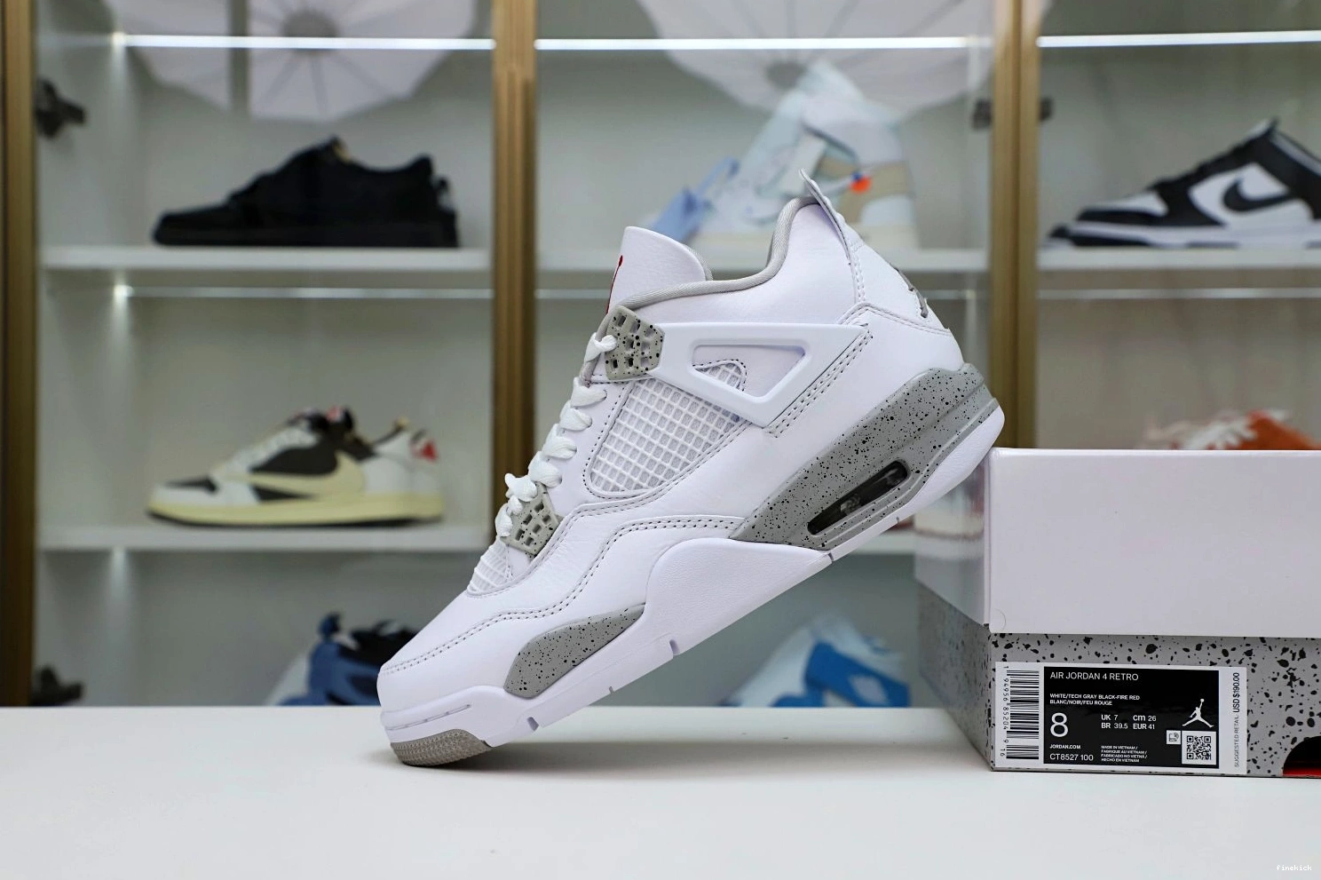 AIR JORDAN 4 'WHITE OREO' RETRO 1205